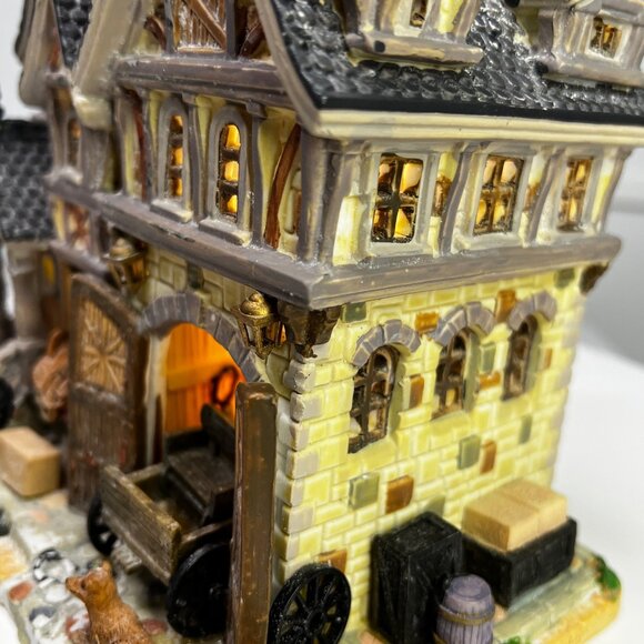 Lemax Village Livery Lighted Christmas Village Building (Damaged - Heavy Wear) - Picture 9 of 15